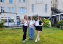 Lucy Phillips, 18 (left), Trixie Waterfield, 18 (middle), Cassie Culley, 18 (right) at St Anne's Catholic School & Sixth Form