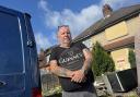 Damien Nugent is living in a van after he was evicted from his house in Merryoak, Southampton