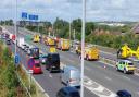 Police have reopened the Portsmouth junction on the M27 eastbound after a fatal crash on Sunday