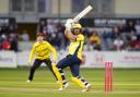 Hampshire's Joe Weatherley has extended his stay at Utilita Bowl