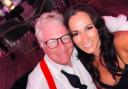 Jim Davidson and his fiancée Natasha