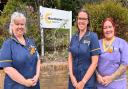 Mountbatten nurses Sue Bell, Louise Dickety and Katie Chant