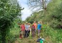 The volunteers who cleared the footpath