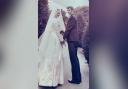 Kay and Roger on their wedding day in 1964