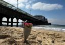 Tribute on Bournemouth beach