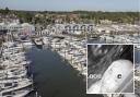 The incident took place at Swanwick Marina