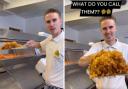 The chip shop manager has amassed more than two million views