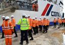 Students boarding Cemex Go