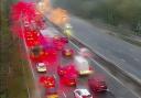 Heavy delays on the M3 northbound and M27 eastbound after two separate crashes