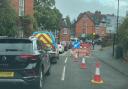 Traffic on High Street in Lyndhurst