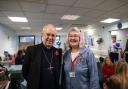 The Archbishop of Canterbury and Ruth Hills on his visit to Southampton