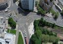 The Civic Centre junction traffic lights