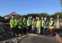 The mayor of Fareham, councillor Pal Hayre, along with Fareham Borough Council councillors and representatives from the Wayfarer Consortium, marked the beginning of work