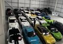 A look down at 30 cars, worth £6.5million, recovered in a seven year operation.