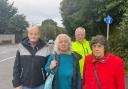 Cllr Malcome Wade, Steph Osborne, John Lawrence and Janice Chalmers