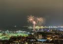 Mikolaj Noworyt had a unique angle of the fireworks from above the Itchen Bridge.