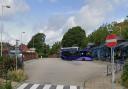 Police were called to Fareham bus station following reports of a woman with a knife