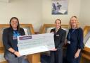 Leigh-Beth Stroud (Parkinson’s UK), Ellie Johnston (Bereavement Services Officer SCC) and Claire Hodges (Team Leader SCC)