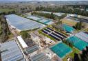 Aerial View of Existing Buildings and Development at Brentry