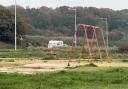 The playground has been left abandoned