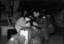 Ex-P.O.W.s from Korea arrive. 16th Oct 1953. © THE SOUTHERN DAILY ECHO ARCHIVES.  Ref - 5774a