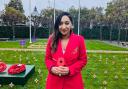 Satvir Kaur in the House of Commons Gardens of Remembrance