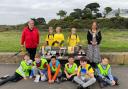 Stubbington Sprites under 10s on their Solent Way charity trek