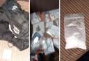 Police seized the items pictured during the property search