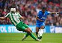 Peterborough United's Kwame Poku (right) is a rising star in the Football League