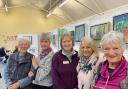 Colleen Cockroft, Hilary Buttle, Karen Holloway, Jane Evans and Pat Jeskins