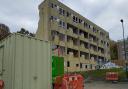 The demolition of the blocks at Townhill Park