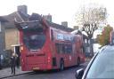 The bus struck a tree while on its route through Dagenham (Stevie Fletcher/PA)