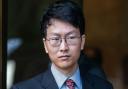 FILE – Gary Wang, co-founder and former chief technology officer of FTX Cryptocurrency Derivatives Exchange leaving the Manhattan federal court in October 2023 (Eduardo Munoz Alvarez/AP)