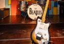 George Harrison’s Futurama electric guitar (The Beatles Story/PA)