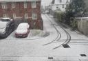 Snow has hit Southampton today