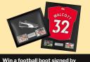 Signed collectables from a club icon are up for grabs to our subscribers