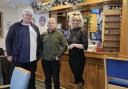 Romsey Royal British Legion Club committee members John Cleary and Dave Kelly, and secretary Mary Hillman (left to right).