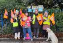 Itchen College staff on strike