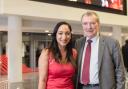 Current Southampton Test MP, Satvir Kaur with Dr Alan Whitehead