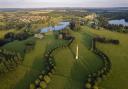 An aerial view of Blenheim Estate