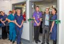 David French, chief executive of University Hospital Southampton NHS Foundation Trust, opens the new unit