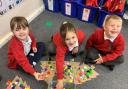 Children at Lydlynch Infant School in Lydlynch.