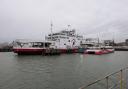 Red Funnel's vehicle ferry is suspended until at least 4.30pm.