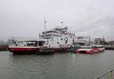 Red Funnel's Red Osprey - pictured - is out for essential maintenance on Wednesday December 11.