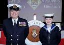 Father and daughter, HMS Sultan PH2 WO, WO1 Scott Whiting and PLET(ME) Heidi Whiting