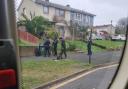 Armed police raided a property on Weston Lane yesterday, seizing an imitation firearm and making one arrest.