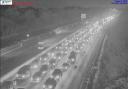 Queues are congesting the M27 due to two separate incidents