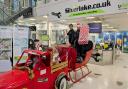 The Eastleigh Christmas Sleigh supported by Silverlake.