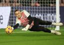 Southampton's Alex McCarthy during the Premier League match between Southampton and Tottenham Hotspur at St Mary's Stadium. Photo by Stuart Martin.