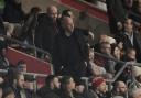 Liverpool manager Arne Slot watched on from the stands during the Carabao Cup quarter-final match at St Mary's